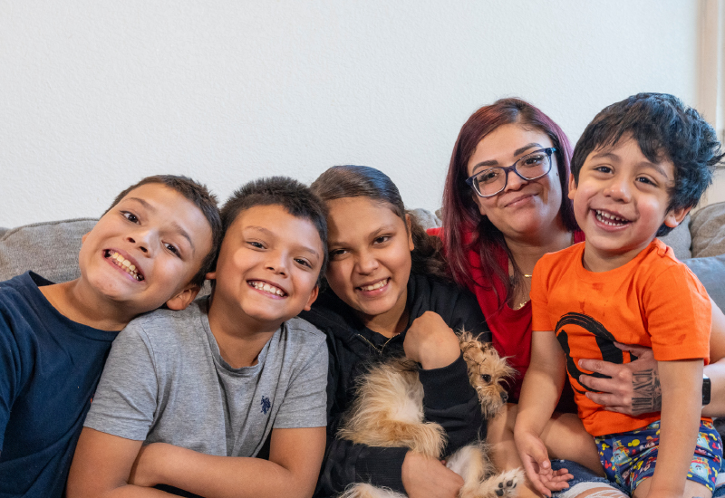 Rosa and her family