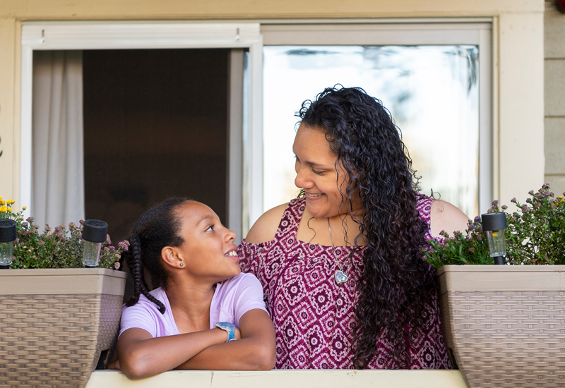 Vanessa and her daughter