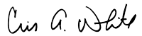 Cris White signature image