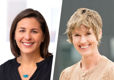 Side by side photos of new CHFA board members Melinda Pollack and Willa Williford