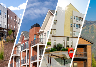 Four buildings