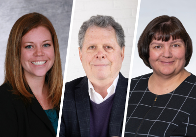 board members headshots in order left to right Beth Klein Pat Meyers and Syliva Wirba