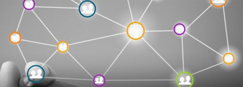 CHFA Direct Effect imagery of hand drawing a web of icons