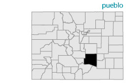 Pueblo area map