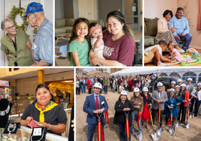 A collage of people from CHFA's 2025 Community Report