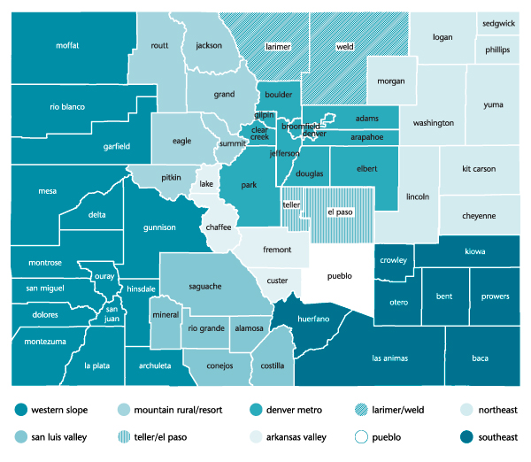 Colorado map