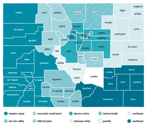 Colorado map