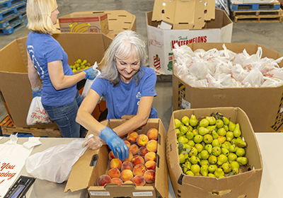 Volunteers at Western Slope Food Bank of the Rockies