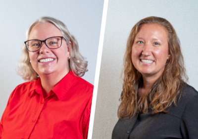Kris Valdez (left) and Tegan Ebbert, CHFA CRMs
