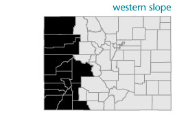 Western Slope area map
