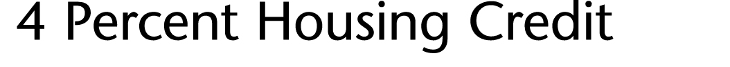  4 Percent Housing Credit