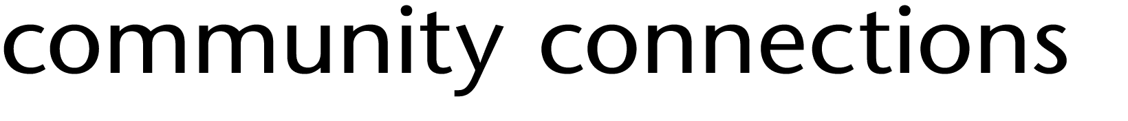 community connections