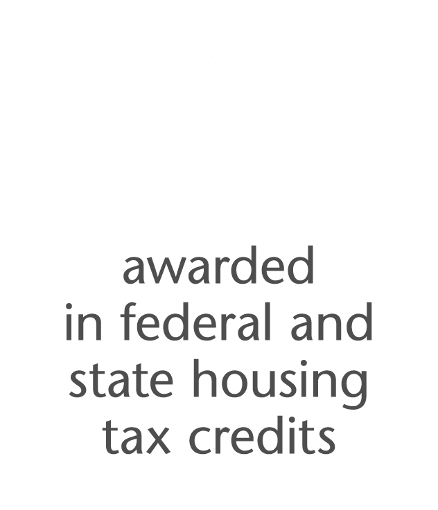  49 6M awarded in federal and state housing tax credits