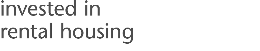 invested in rental housing