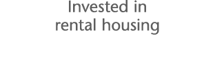 Invested in rental housing